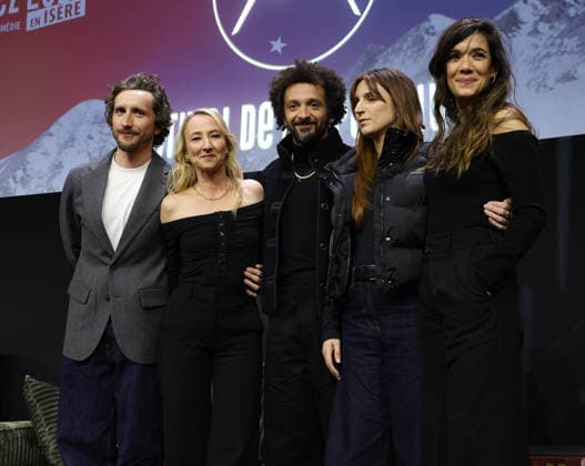 29eme Festival International du Film de Comedie de lAlpe dHuez 2026 International Alpe dHuez Comedy Film Festival Baptiste Lecaplain, Audrey Lamy, William Lebghil, Alison Wheeler et Melanie Doutey le jury 452324 2026 01 19 Alpe dHuez France  Copyright: xIsabellexVautierx xStarfacex STAR_452324_124