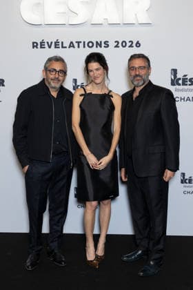 Cesar - Revelations 2026 NB Éric Toledano, Suzanne Lindon, Olivier Nakache attends the Cesar - Revelations 2026 Photocall at Elysee Montmartre on January 19, 2026 in Paris, France. Photo by Nasser Berzane ABACAPRESS.COM Paris France  Copyright: xBerzanexNasser ABACAx