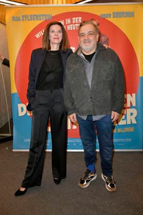 Vinciane Millereau und Didier Bourdon bei der Premiere des Kinofilms Die progressiven Nostalgiker C Ã tait mieux demain im Cinema Paris. Berlin, 19.01.2026