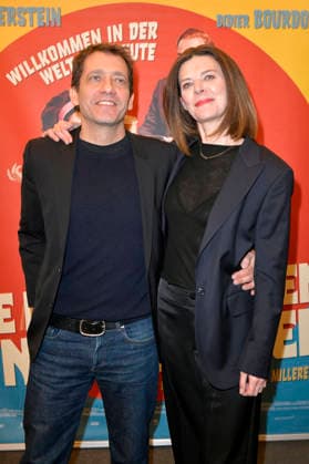 Julien Lambroschini und Vinciane Millereau bei der Premiere des Kinofilms Die progressiven Nostalgiker C Ã tait mieux demain im Cinema Paris. Berlin, 19.01.2026
