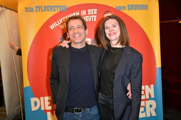Julien Lambroschini und Vinciane Millereau bei der Premiere des Kinofilms Die progressiven Nostalgiker C Ã tait mieux demain im Cinema Paris. Berlin, 19.01.2026