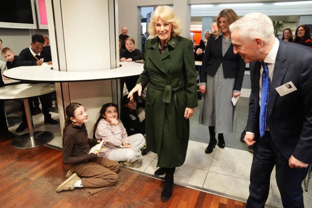 . 19 01 2026. Edinburgh, United Kingdom. Queen Camilla during a visit to the National Library of Scotland in Edinburgh, United Kingdom.  xi-Imagesx xPoolx IIM-26518-0011