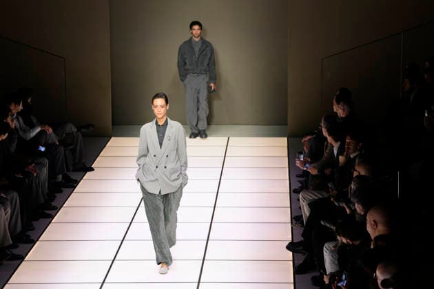 Milan Fashion Week - Men F W 2026-27 Giorgio Armani Fashion Show Vibes Milan, Italy Milan Fashion Week - Men F W 2026-27 Giorgio Armani Fashion Show Vibes Milan, Italy 19th January 2026 SGPItalia id 134325_003 Not Exclusive  Copyright: xALFONSOxCATALANO SGPITALIAx