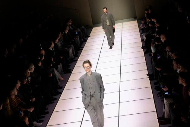 Milan Fashion Week - Men F W 2026-27 Giorgio Armani Fashion Show Vibes Milan, Italy Milan Fashion Week - Men F W 2026-27 Giorgio Armani Fashion Show Vibes Milan, Italy 19th January 2026 SGPItalia id 134325_003 Not Exclusive  Copyright: xALFONSOxCATALANO SGPITALIAx