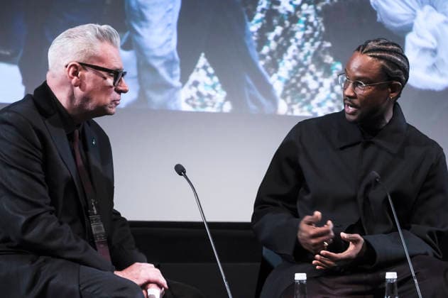 Mark Kermode und Akinola Davies Jr. in der Talkshow Mark Kermode Live in 3D im BFI Southbank. London, 19.01.2026