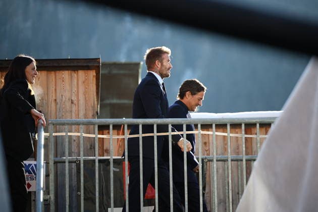 David Beckam at World Economic Forum Annual Meeting 2026 - Davos British former football player David Beckham during the World Economic Forum (WEF) annual meeting in Davos, Switzerland on January 20, 2026. The World Economic Forum takes place in Davos from January 19 to January 23, 2026. Photo by Raphael Lafargue ABACAPRESS.COM Davos-Klosters Switzerland  Copyright: xLafarguexRaphael ABACAx
