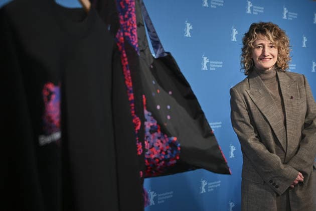 Promotional event ahead of 76th Berlin International Film Festival BERLIN, GERMANY - JANUARY 20: Berlinale Director Tricia Tuttle poses with Berlinale merchandise ahead of the promotional meeting for the 76th International Berlin Film Festival (Berlinale) in Berlin, Germany on January 20, 2026. Halil Sagirkaya Anadolu Berlin Germany. Editorial use only. Please get in touch for any other usage.  Copyright: x2026xAnadoluxHalilxSagirkayax