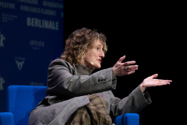 Programm-Pressekonferenz zu den 76. Internationalen Filmfestspielen Berlin am 20.01.2026 mit Intendantin Tricia Tuttle. Bei den diesjaehrigen Filmfestspielen in Berlin konkurrieren vom 12. bis 22. Februar insgesamt 22 Wettbewerbsbeitraege um den Goldenen und die Silbernen Baeren. Darunter sind ein Debuetfilm, ein Animationsfilm und eine Dokumentation, wie Berlinale-Intendantin Tricia Tuttle am Dienstag bei der Vorstellung des Programms der 76. Internationalen Filmfestspiele sagte. Der deutsche Film ist mit drei Produktionen vertreten. (Siehe epd-Meldung vom 20.01.2026) EDITORIAL USE ONLY