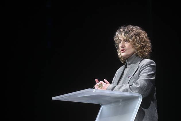 Promotional event ahead of 76th Berlin International Film Festival BERLIN, GERMANY - JANUARY 20: Berlinale Director Tricia Tuttle makes a speech during the promotional meeting for the 76th International Berlin Film Festival (Berlinale) in Berlin, Germany on January 20, 2026. Halil Sagirkaya Anadolu Berlin Germany. Editorial use only. Please get in touch for any other usage.  Copyright: x2026xAnadoluxHalilxSagirkayax