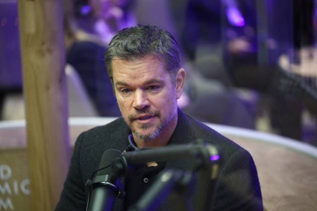 RECORD DATE NOT STATED Matt Damon At World Economic Forum Annual Meeting - Davos Matt Damon during the World Economic Forum (WEF) annual meeting in Davos, Switzerland on January 20, 2026. The World Economic Forum takes place in Davos from January 19 to January 23, 2026. Photo by Raphael Lafargue ABACAPRESS.COM Davos Switzerland  Copyright: xLafarguexRaphael ABACAx
