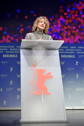 Tricia Tuttle bei der Programm-Pressekonferenz der Berlinale 2026 76. Internationale Filmfestspiele Berlin in der Akademie der Künste. Berlin, 20.01.2026