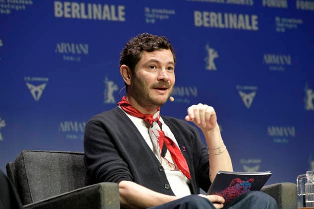 Michael Stütz bei der Vorstellung der Merchandise-Artikel vor der Programm-Pressekonferenz der Berlinale 2026 76. Internationale Filmfestspiele Berlin in der Akademie der Künste. Berlin, 20.01.2026