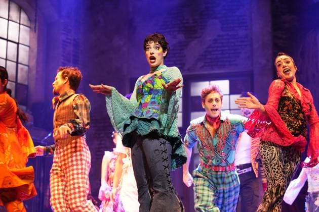 The cast perform during the presentation of Godspell, El Musical at the Gran Teatro Pavon, on 20 January 2026, in Madrid, Spain Cordon Press 