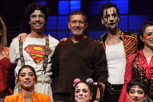 Antonio Banderas The cast perform during the presentation of Godspell, El Musical at the Gran Teatro Pavon, on 20 January 2026, in Madrid, Spain Cordon Press 