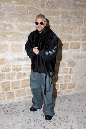 Mosimann au défilé Jeanne Friot Collection Prêt à Porter Mode Masculine Automne Hiver 2026 2027 lors de la Fashion Week de Paris PFW , le 20 Janvier 2026 Jeremy Melloul Bestimage Celebrities at Jeanne Friot Fashion Show Menswear Collection Fall Winter 2026 2027 during Paris Fashion Week on 20th January 2026 Paris France  Copyright: xJeremyxMelloulx xBestimagexJeremyxMelloulx xBestimagex