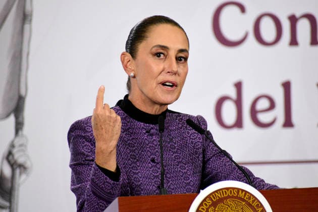 Mexico™s President Claudia Sheinbaum News Conference Mexico™s President Claudia Sheinbaum Pardo speaks about the measles outbreak and vaccination campaigns during a briefing conference at the National Palace. on January 20, 2026, in Mexico City, Mexico. (Photo by Luis Barron Eyepix Group) Copyright: xLuisxBarronx xEyepixxGroupx LB_20012026_174915