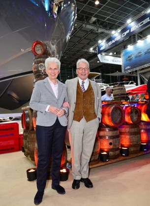 boot Messe - Blue Motion Night 2026 - Marie-Agnes Strack Zimmermann mit ihrem Mann Horst Strack-Zimmermann sind Stammgäste Düsseldorf boot Messe NRW Deutschland