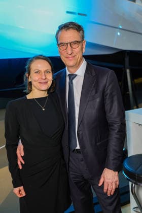 boot Messe - Blue Motion Night 2026 - Anwalt Dr. Reinhold Ernst mit seienr Frau Ruth Ernst Düsseldorf boot Messe NRW Deutschland