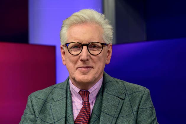 GER, Berlin, studio, guest on - maischberger, political talk show, TV, format, with host - Sandra Maischberger, Das Erste, from Adlershof - at Studio 20, pictured from left: Theo Koll (journalist and presenter) January 20, 2026, Copyright: HMBxMedia UwexKoch