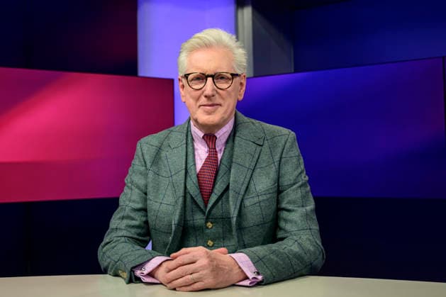 GER, Berlin, studio, guest on - maischberger, political talk show, TV, format, with host - Sandra Maischberger, Das Erste, from Adlershof - at Studio 20, pictured from left: Theo Koll (journalist and presenter) January 20, 2026, Copyright: HMBxMedia UwexKoch
