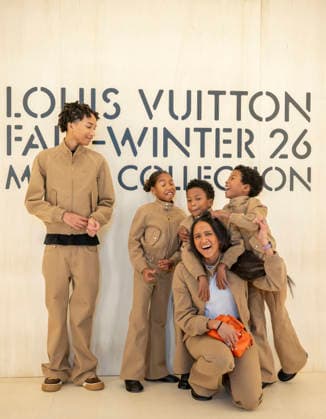 Entertainment Bilder des Tages #2 PFW Louis Vuitton Photocall EB Pharrell Williams wife Helen Lasichanh (2R) and their children attends the Louis Vuitton Menswear Fall Winter 2026-2027 show as part of Paris Fashion Week on January 20, 2026 in Paris, France. Photo by Eliot Blondet ABACAPRESS.COM Paris France France  Copyright: xBlondetxEliot ABACAx