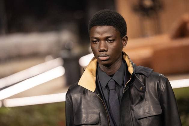 PFW - Louis Vuitton Menswear Ready-to-wear Fall-Winter 2026 2027 collection - Runway A model presents a creation for the Louis Vuitton Menswear Ready-to-wear Fall-Winter 2026 2027 collection as part of the Paris Fashion Week in Paris on January 20, 2026. Photo by Alexis Jumeau ABACAPRESS.COM Paris France  Copyright: xJumeauxAlexis ABACAx