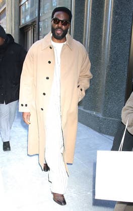 NEW YORK, NY - JANUARY 20: Yahya Abdul-Mateen II seen at Good Morning America on January 20 2026 in New York City. Copyright: xRW MediaPunchx