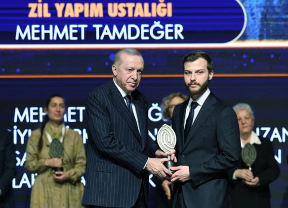 Turkish President Recep Tayyip Erdo?an participated in the Ministry of Culture Turkish President Recep Tayyip Erdo?an participated in the Ministry of Culture and Tourism s Living Human Treasures awards ceremony and delivered a speech at the event held at the Be?tepe Congress and Culture Center in the Presidential Complex in Ankara, Turkey. January 21, 2026. Photo by Turkish presidency apaimages Istanbul Istanbul Turkey 210126_Turkey_TPO_00(21) Copyright: xapaimagesxTurkishxpresidencyx xapaimagesx