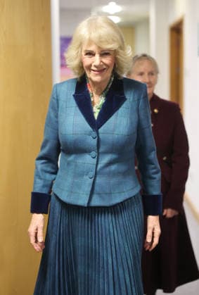 Queen Camilla Visits Domestic Abuse Services In Gloucestershire CHELTENHAM, ENGLAND - JANUARY 21: Queen Camilla smiles during a visit to Gloucestershire Domestic Abuse Support Services (GDASS) to hear about their work supporting people across the county experiencing domestic abuse on January 21, 2026 in Cheltenham, England., Credit:Chris Jackson Avalon United Kingdom, England, Cheltenham  Copyright: xChrisxJacksonx xAvalonx 1067971715