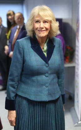 Queen Camilla Visits Domestic Abuse Services In Gloucestershire CHELTENHAM, ENGLAND - JANUARY 21: Queen Camilla smiles during a visit to Gloucestershire Domestic Abuse Support Services (GDASS) to hear about their work supporting people across the county experiencing domestic abuse on January 21, 2026 in Cheltenham, England., Credit:Chris Jackson Avalon United Kingdom, England, Cheltenham  Copyright: xChrisxJacksonx xAvalonx 1067971796