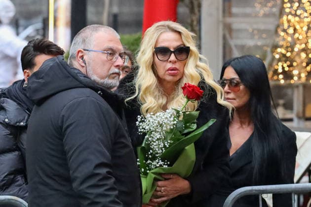 Rome, Death of Valentino Garavani - Chapel of Rest in Rome at his Foundation in Piazza Mignanelli - In the photo: Valeria Marini  Copyright: xGiandomenicoxD Angelox xipa-agency.netx xDxAngelo Landix IPA_Agency_IPA70377681