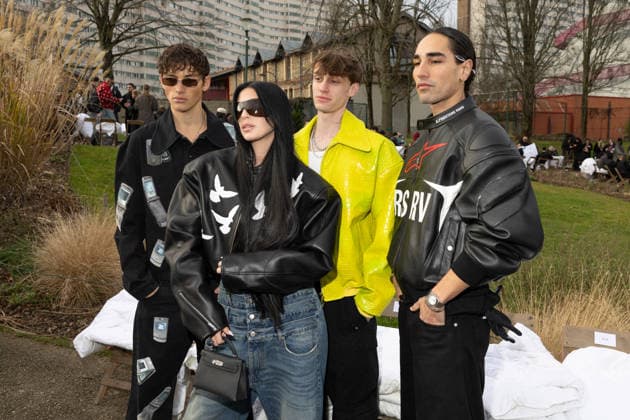 Kit Price, Owen Lynch, Willy Cartier, Camilla Araujo au défilé 3 Paradis Collection Prêt à Porter Mode Masculine Automne Hiver 2026 2027 lors de la Fashion Week de Paris PFW , le 21 Janvier 2026 Jeremy MELLOUL Bestimage Celebrities at 3 Paradis Fashion Show Menswear Collection Fall Winter 2026 2027 during Paris Fashion Week on 21th January 2026 Paris France  Copyright: xJeremyxMelloulx xBestimagexJeremyxMelloulx xBestimagex