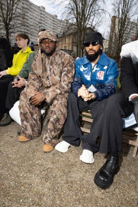 Omah Lay, Phyno at 3 Paradis Prêt à Porter Collection Mode Masculine Automne Hiver 2026 2027 during Paris Fashion Week PFW , le 21 Janvier 2026 Jeremy MELLOUL Bestimage Celebrities at 3 Paradis Fashion Show Menswear Collection Fall Winter 2026 2027 during Paris Fashion Week on 21th January 2026 Paris France  Copyright: xJeremyxMelloulx xBestimagexJeremyxMelloulx xBestimagex