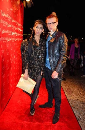 Alina Sueggeler and Andreas Weizel from Frida Gold at warmup party by Interview magazine and Belvedere vodka during Mercedes-Benz Fashion Week Spring Summer 2014 at Q! Hotel., Berlin, Germany WENN.com 11015748.jpg