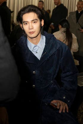 PFW - Dior Front Row Mile Phakphum Romsaithong during the Dior Homme Menswear Fall Winter 2026-2027 show as part of Paris Fashion Week on January 21, 2026 in Paris, France.Photo by Eliot Blondet ABACAPRESS.COM Paris France France  Copyright: xBlondetxEliot ABACAx