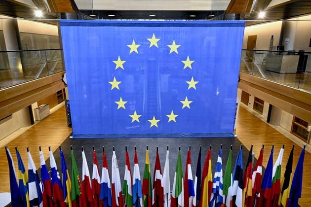 Illustration European Parliament - Strasbourg The seat of the European Parliament in Strasbourg onJanuary 21, 2026, Eastern France. Photo by Nicolas Roses ABACAPRESS.COM Strasbourg France  Copyright: xRosesxNicolas ABACAx