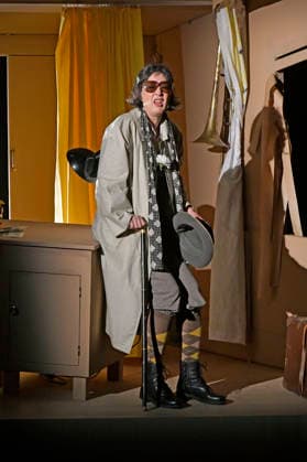 Krista Birkner bei der Fotoprobe zum Theaterstück Erich und die Detektive im Schlosspark Theater. Berlin, 21.01.2026