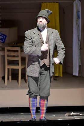 Bürger Lars Dietrich bei der Fotoprobe zum Theaterstück Erich und die Detektive im Schlosspark Theater. Berlin, 21.01.2026