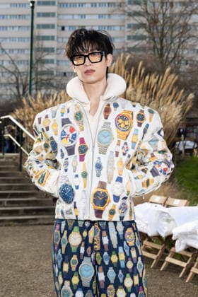 Kong Jirojmontri au défilé 3 Paradis Collection Prêt à Porter Mode Masculine Automne Hiver 2026 2027 lors de la Fashion Week de Paris PFW , le 21 Janvier 2026 Jeremy MELLOUL Bestimage Celebrities at 3 Paradis Fashion Show Menswear Collection Fall Winter 2026 2027 during Paris Fashion Week on 21th January 2026 Paris France  Copyright: xJeremyxMelloulx xBestimagexJeremyxMelloulx xBestimagex