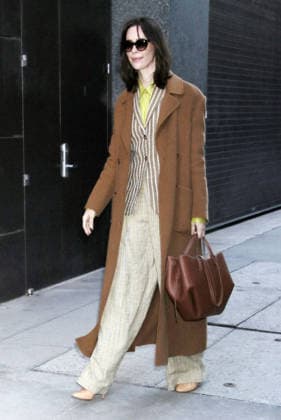 NEW YORK, NY- JANUARY 21: Rebecca Hall seen at Good Morning America on January 21, 2026 in New York City. Copyright: xRWx