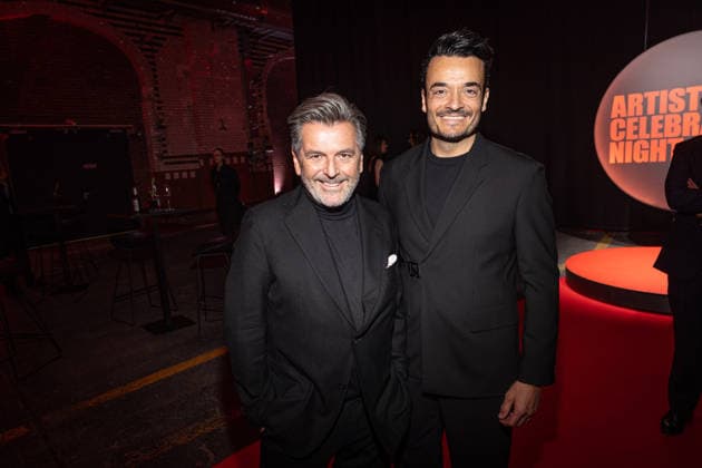 BVMI Artist Celebration Night Giovanni Zarrella und Thomas Anders Der Bundesverband Musikindustrie zur Artist Celebration Night ein einem Abend, an dem die Branche zusammenkommt und die Vielfalt und Kraft der Musik gefeiert wird. Rund 300 Gäste zum Dinner sowie weitere 300 Gäste zur Aftershow-Party werden in der Stadion Berlin erwartet. Copyright: xEventpressxFuhrx