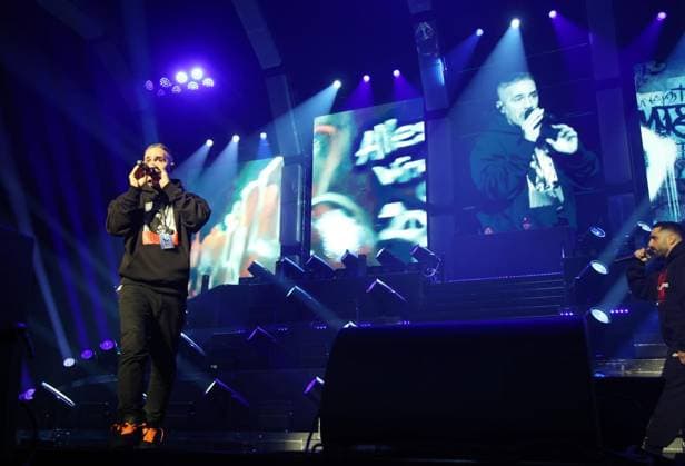 Alles wird gut - Tour 2026 von Bushido in Oberhausen ** NUR FÜR REDAKTIONELLE ZWECKE ** EDITORIAL USE ONLY **<p>Bushido auf seiner Alles wird gut Abschiedstour am Mittwoch, den 21. Januar 2026 in der Rudolf Weber Arena in Oberhausen. Deutschland NRW Oberhausen Copyright: KerstinxBögeholz