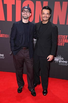 Mark Forster, Giovanni Zarrella bei der ARTIST CELEBRATION NIGHT des Bundesverband Musikindustrie (BVMI) in der STATION Berlin in Berlin am 21.01.2026
