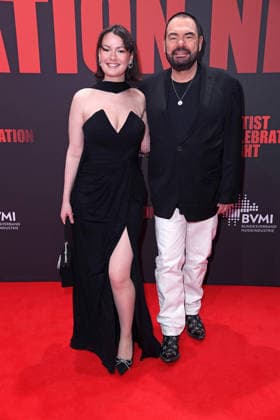 Marian Gold (Alphaville) mit Tochter Lily Becker bei der ARTIST CELEBRATION NIGHT des Bundesverband Musikindustrie (BVMI) in der STATION Berlin in Berlin am 21.01.2026