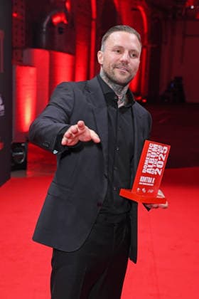 Kontra K (Maximilian Diehn) bei der ARTIST CELEBRATION NIGHT des Bundesverband Musikindustrie (BVMI) in der STATION Berlin in Berlin am 21.01.2026