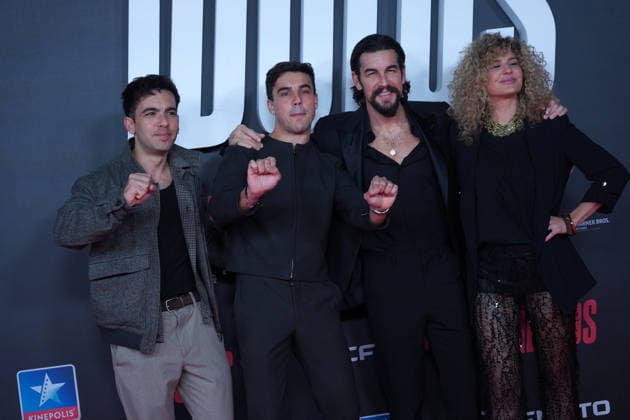 Casas brothers attend the Idolos premiere at Kinepolis Cinema . January 21, 2026 in Madrid, Spain. (202601211714)