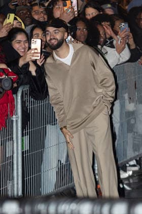 AMI Paris Menswear Arrivals Oli arrived at the AMI Paris Menswear Fall Winter 2026-2027 show as part of Paris Fashion Week on January 21, 2026 in Paris, France. Photo by Nasser Berzane ABACAPRESS.COM Paris France  Copyright: xBerzanexNasser ABACAx