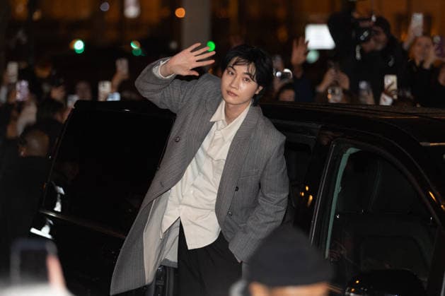 AMI Paris Menswear Arrivals Dori Sakurada arrived at the AMI Paris Menswear Fall Winter 2026-2027 show as part of Paris Fashion Week on January 21, 2026 in Paris, France. Photo by Nasser Berzane ABACAPRESS.COM Paris France  Copyright: xBerzanexNasser ABACAx