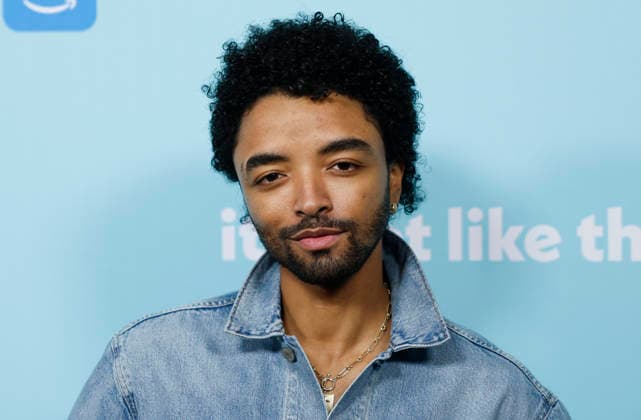 Odiseas arrives on the red carpet for the premiere of It s Not Like That, produced by Wonder Project for Prime Video at Metrograph on Wednesday, January 21, 2026 in New York City.  NYP20260121140 JOHNxANGELILLO