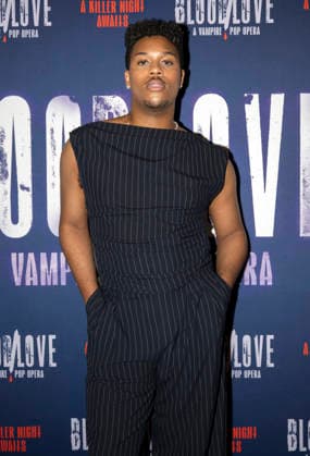 January 21, 2026, New York, Ny, United States: Zephaniah Divine Wages attends BloodLove A Vampire Pop Opera Off-Broadway First Look Performance and Press Day. Held at New 42 Studios in New York. Zuma Press January 21, 2026. New York United States - ZUMAp281 20260121_zea_p281_061 Copyright: xPhotoxImagexPressx